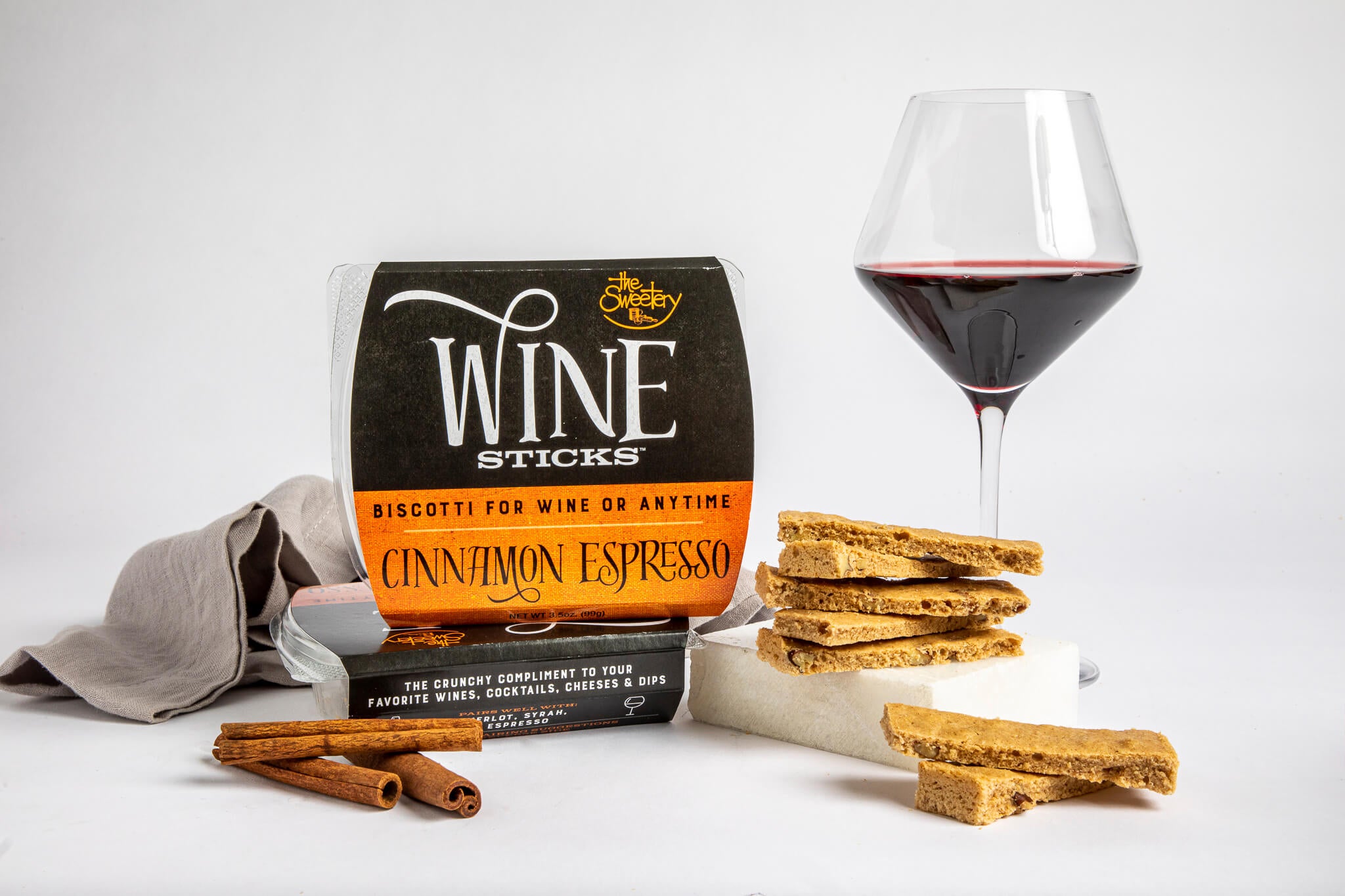 Cinnamon Espresso Wine Sticks – 6 Boxes (3 oz ea)